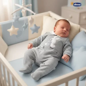 Tutina CHICCO piedi pull tema coniglietto