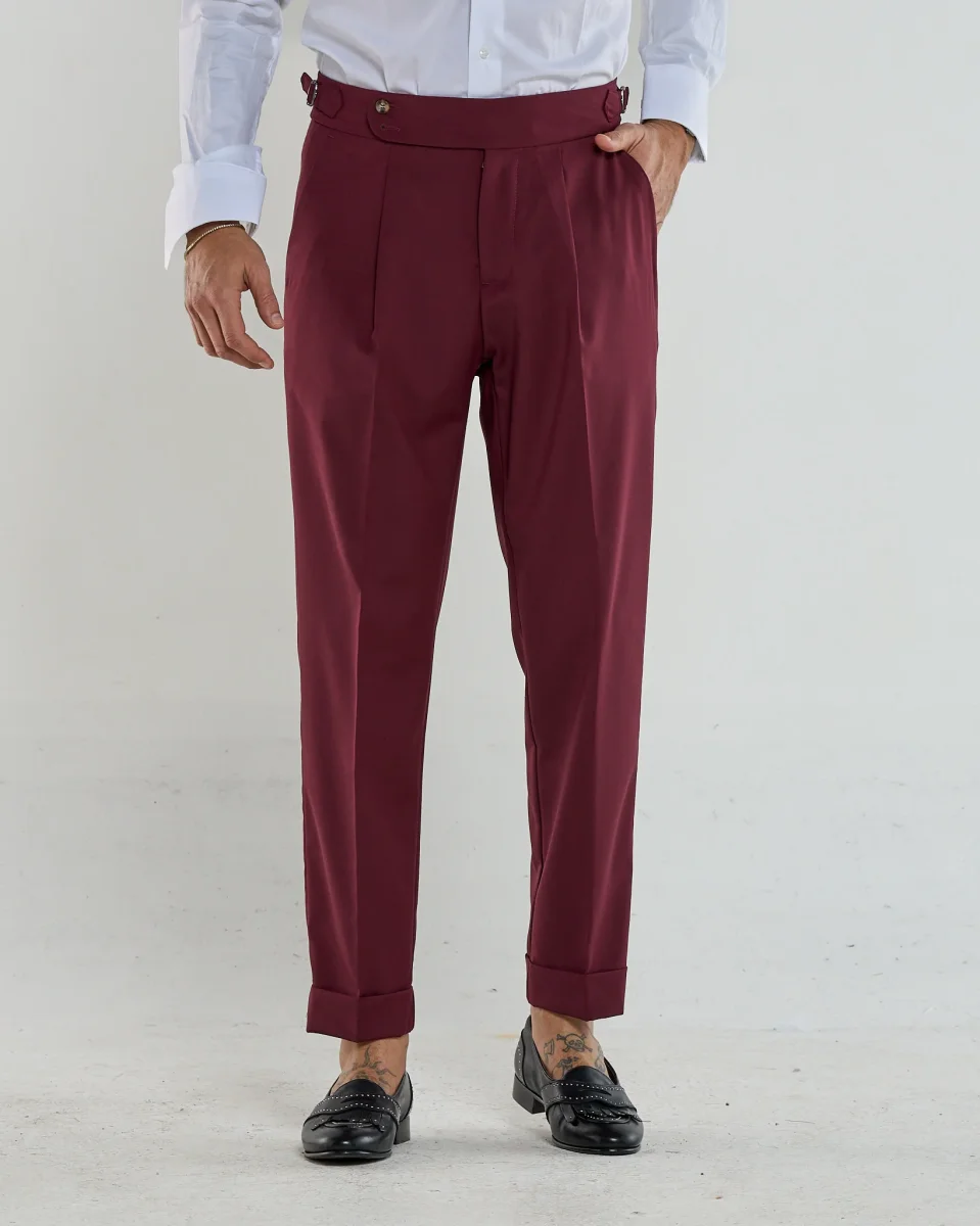 Pantalone con Bustino Tondo Amaranto Firenze