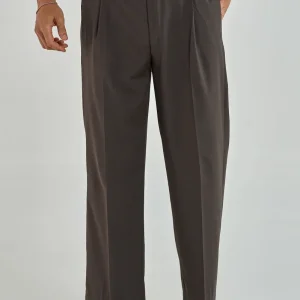 Pantalone Fondo Ampio Senza Piega Testa di Moro Siena