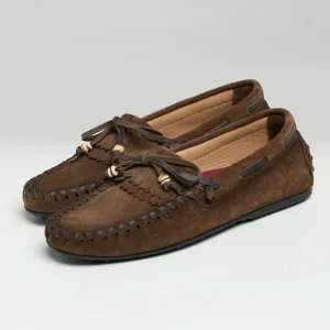 Mocassino Scamosciato da Barca Avana