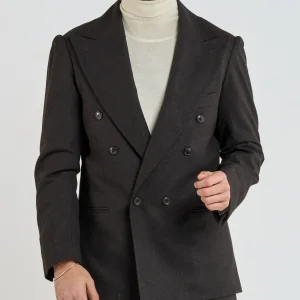 Giacca Jocket in Flanella Moro Courchevel