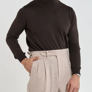 Dolcevita 100% Lana Merinos Marrone