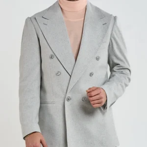 Giacca Jocket in Flanella Grigio Chamonix