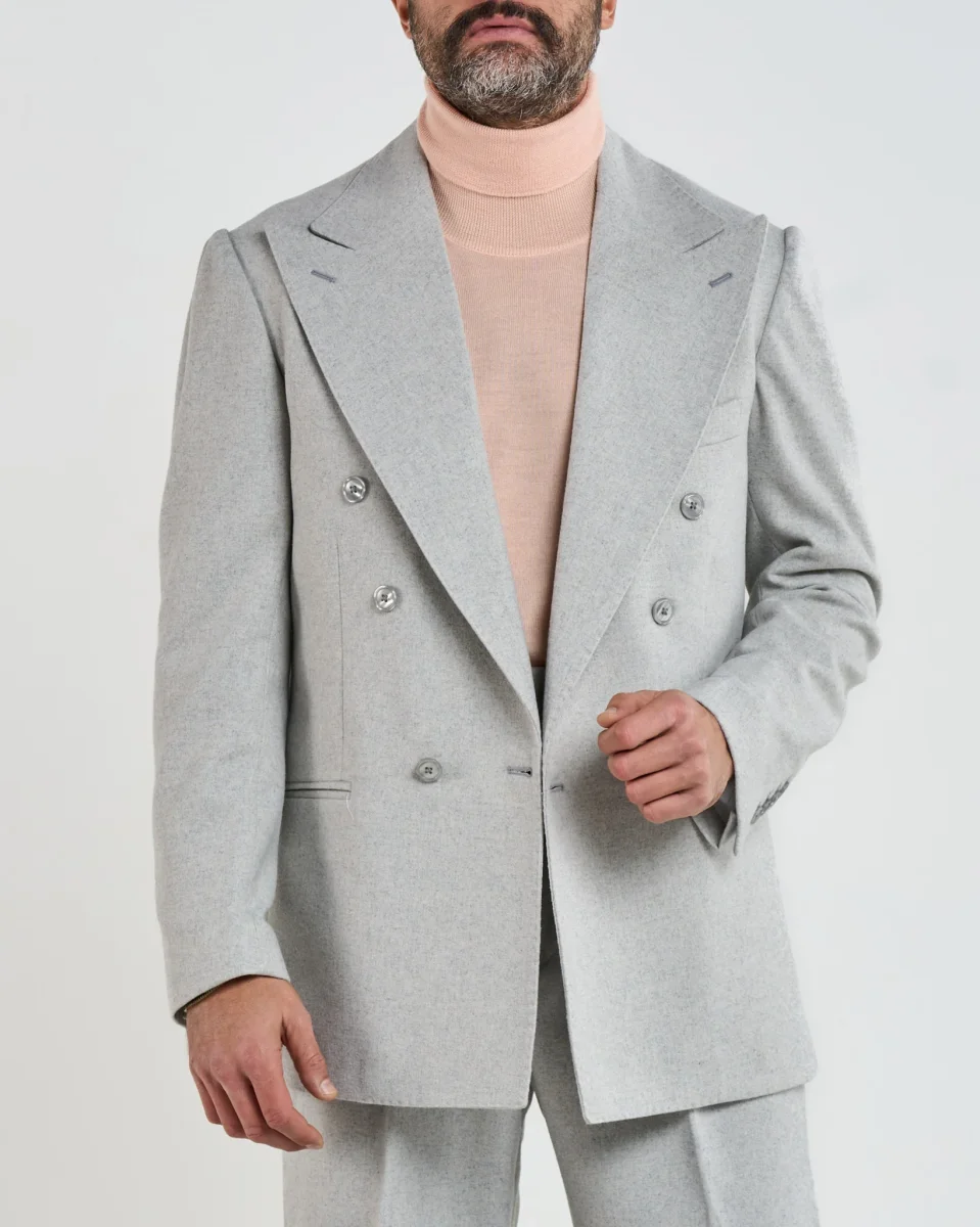 Giacca Jocket in Flanella Grigio Chamonix - immagine 4