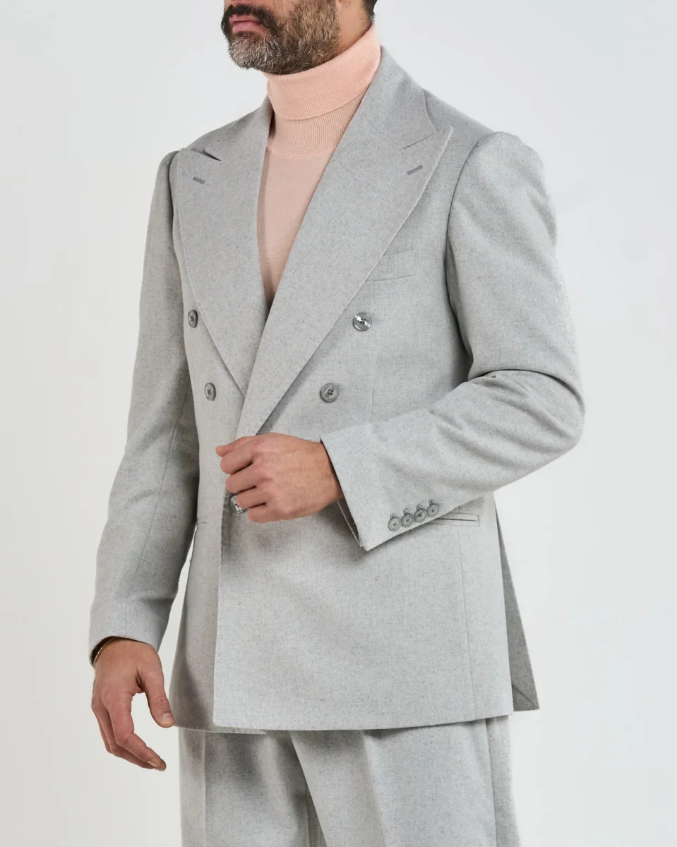 Giacca Jocket in Flanella Grigio Chamonix - immagine 3