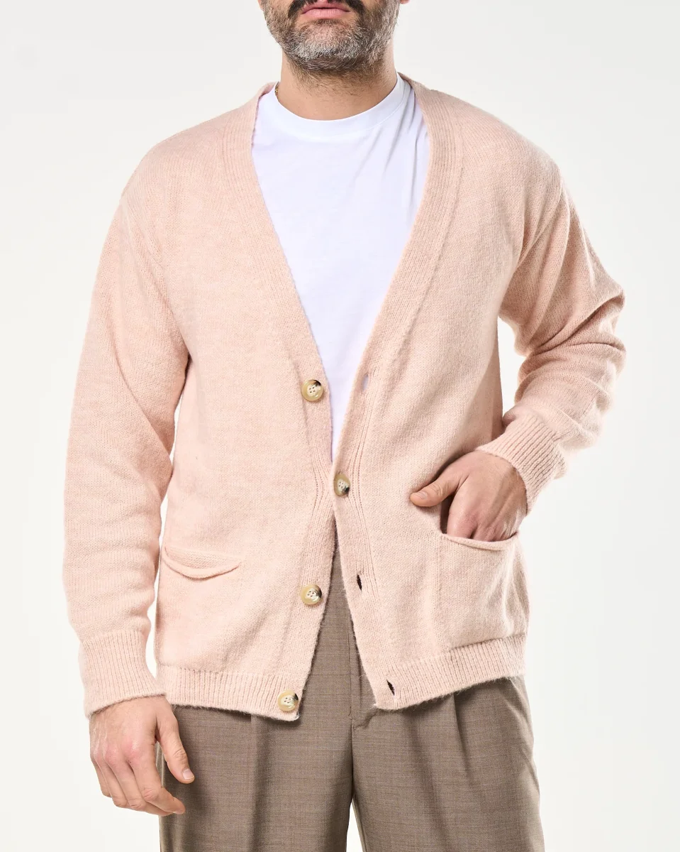 Cardigan Relax Knit Rosino - immagine 5