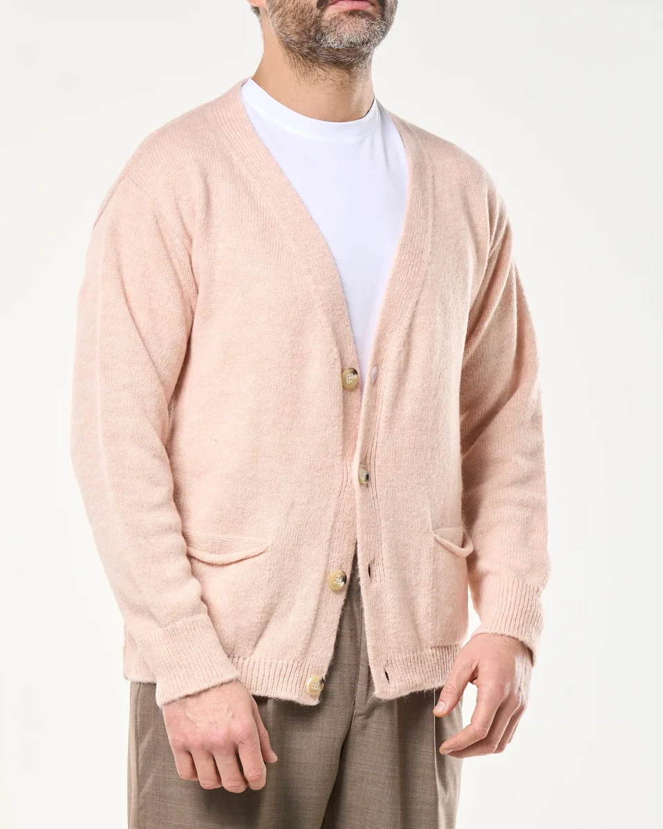 Cardigan Relax Knit Rosino - immagine 3
