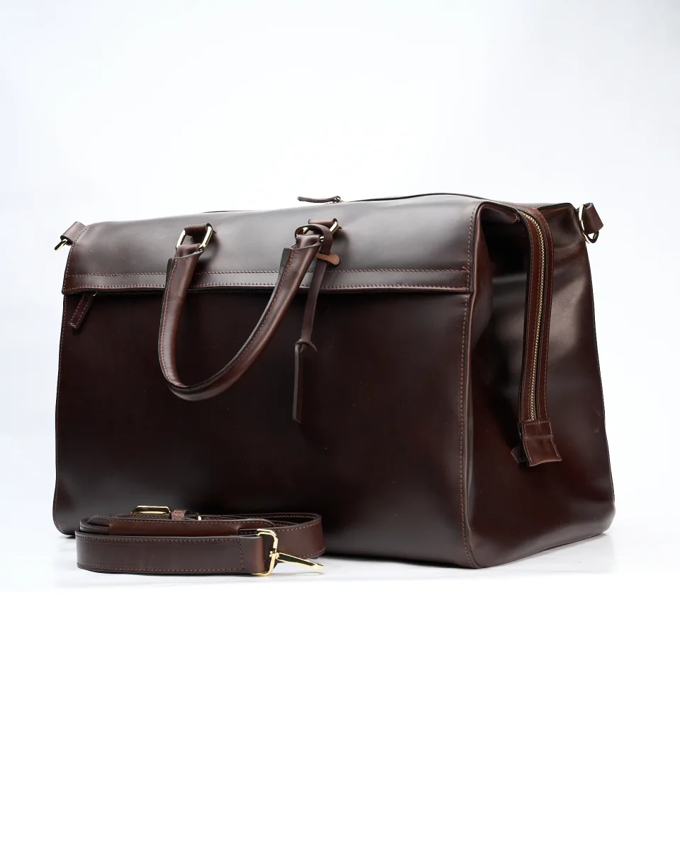 Borsone in Pelle Moro - immagine 5