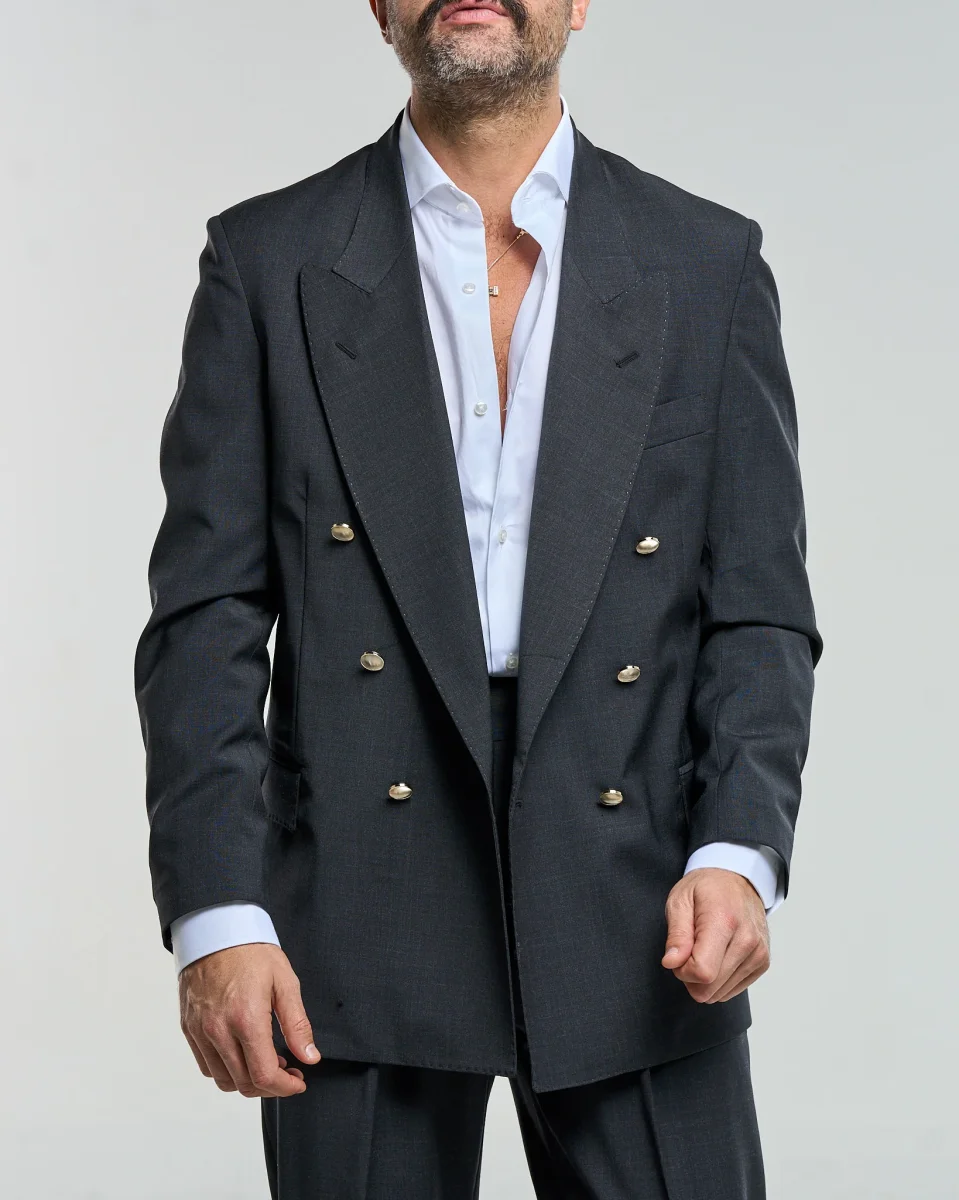 Giacca con Bottoni Oro Fumo Tokyo - immagine 4